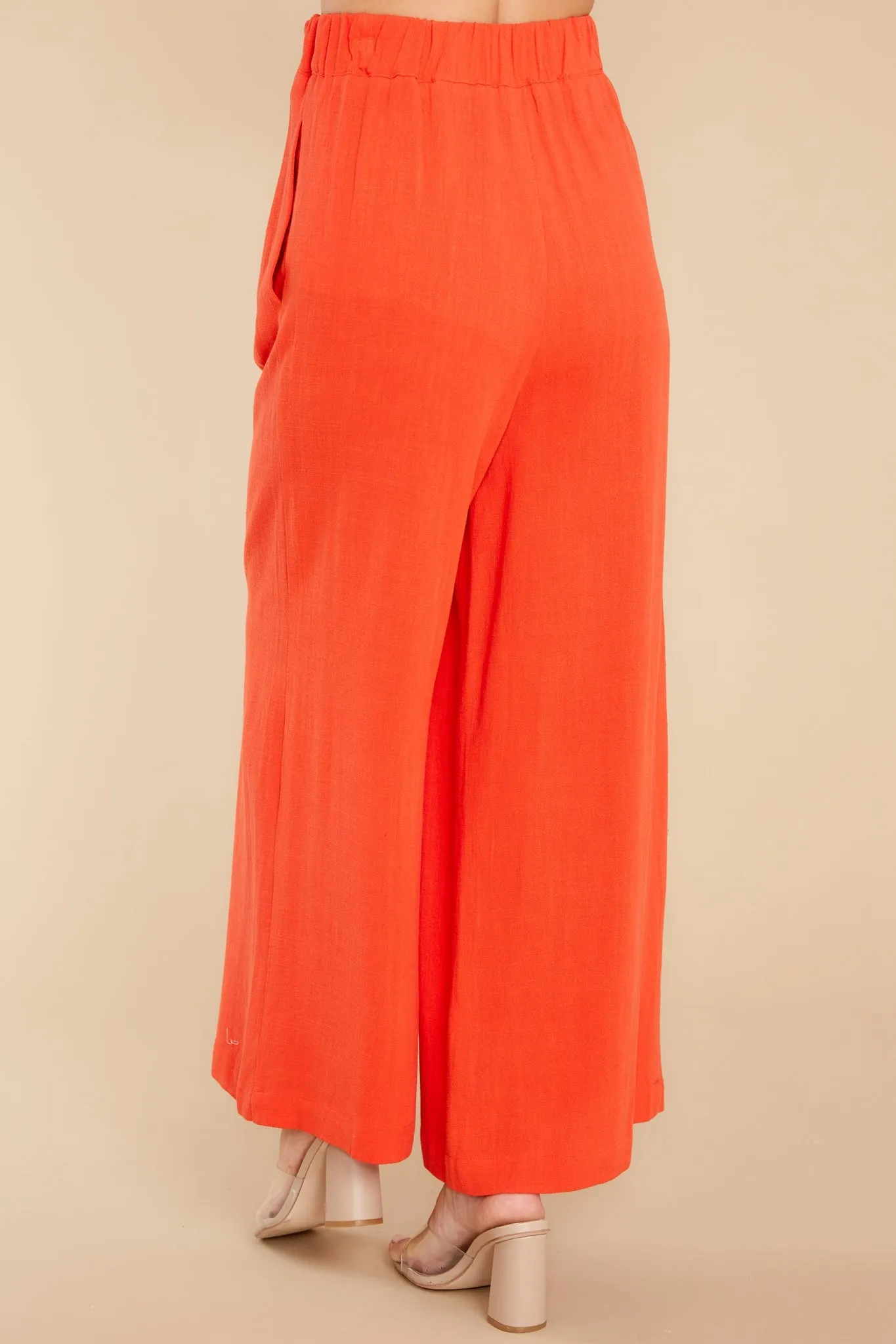 Set Apart Orange Red Palazzo Pants