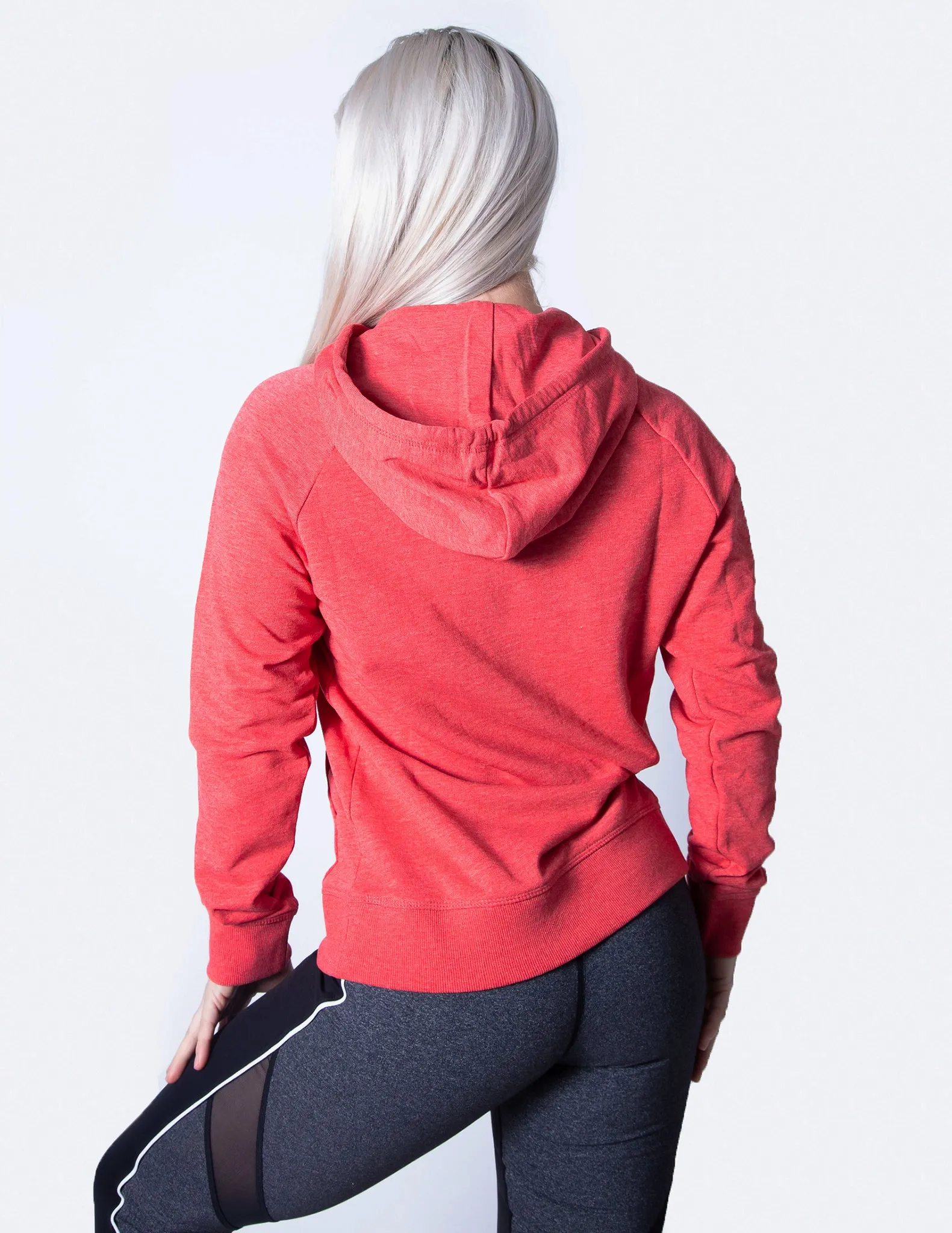 SIGNATURE PULLOVER HOODIE - RED MARL