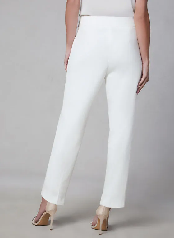 SLIM LEG ANKLE PANTS