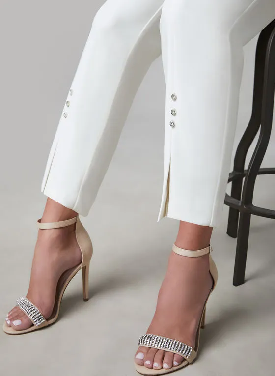 SLIM LEG ANKLE PANTS