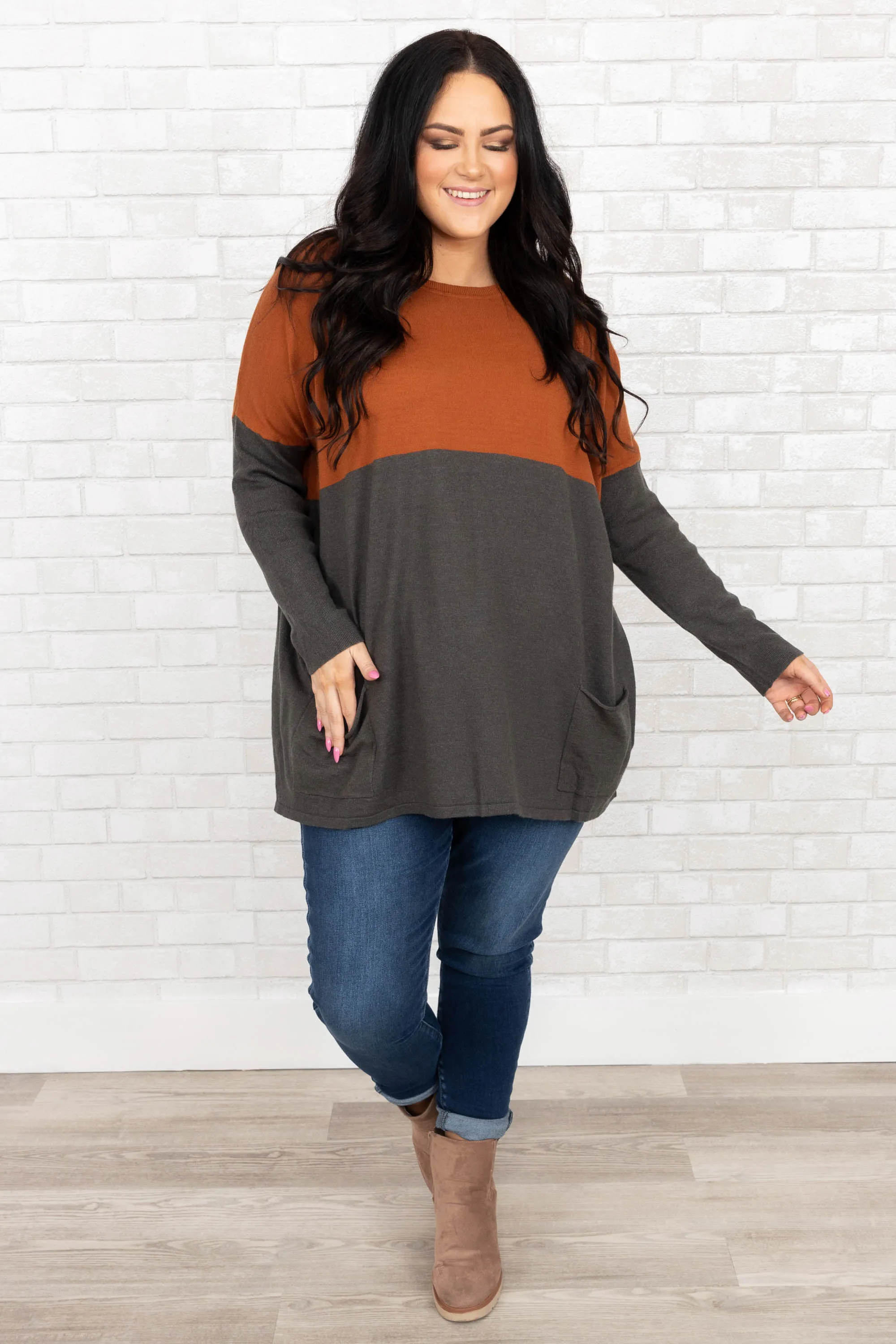 Smooth Talking Sweater,  Amber Black