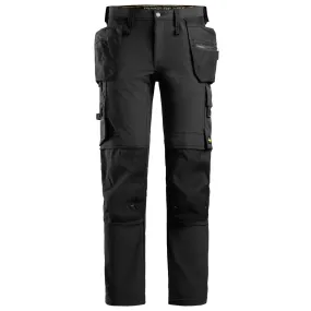 Snickers 6271 AllroundWork, Full Stretch Trousers Holster Pockets, Black