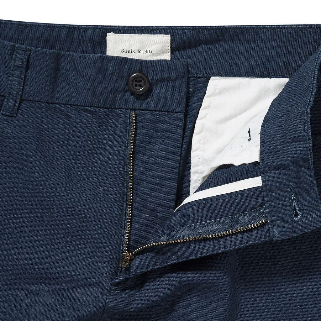 Straight Leg Pants - Navy