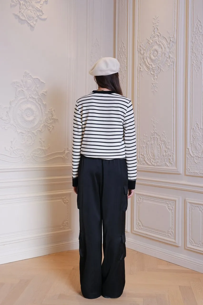 Straight-Legged Wide-Leg Pants