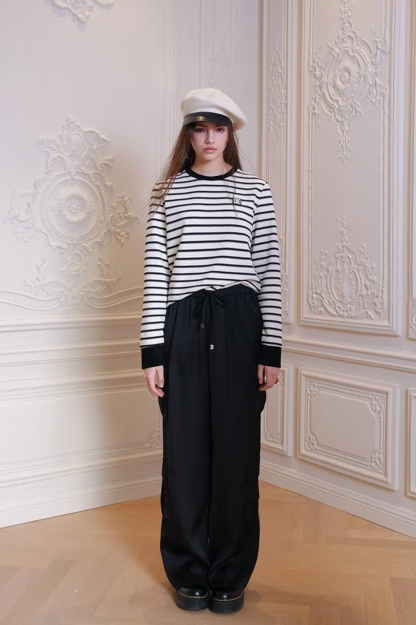 Straight-Legged Wide-Leg Pants