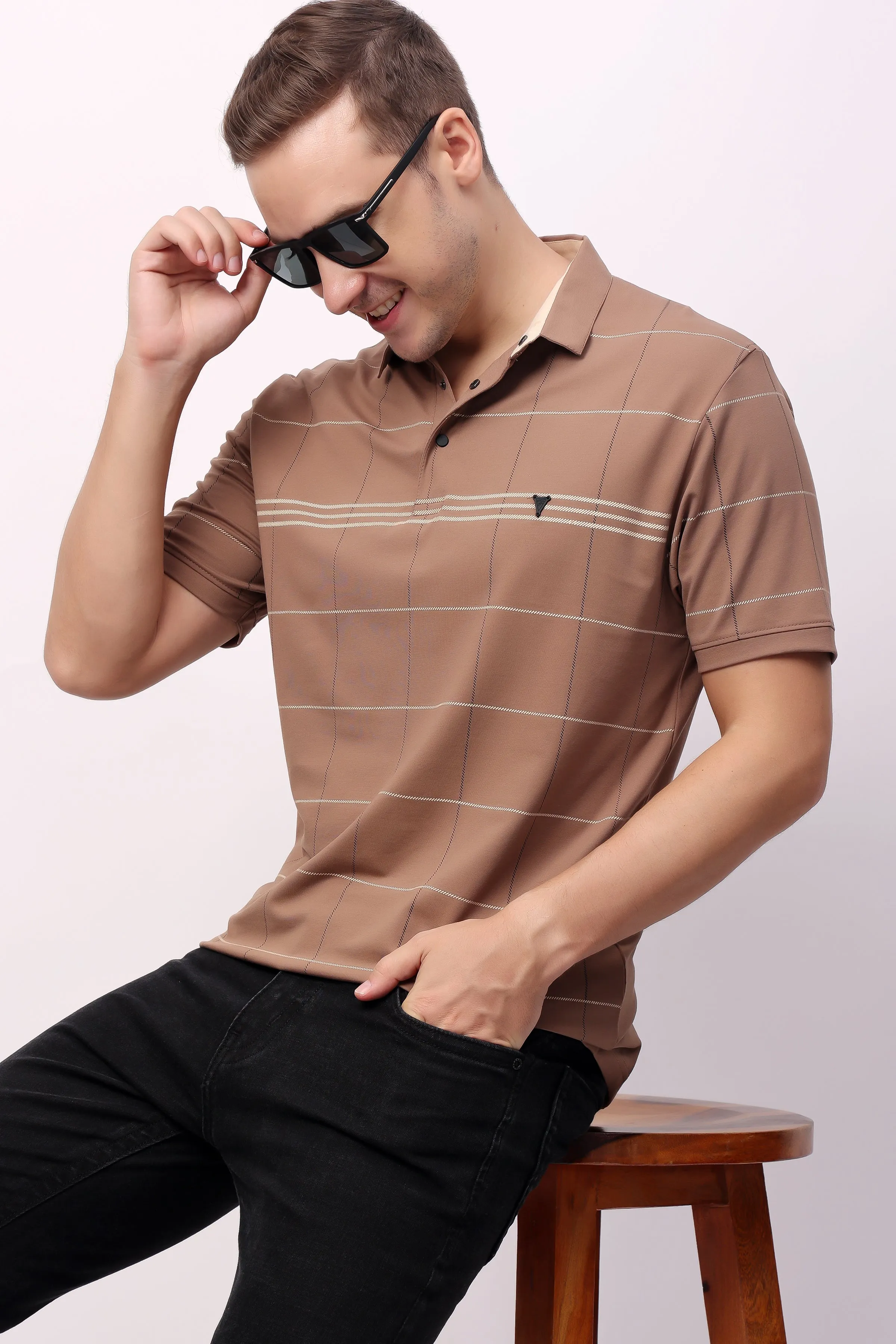 Stylox Stripes Polo T-shirt