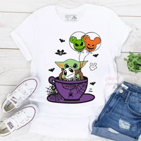 Tea Cup Halloween Shirt