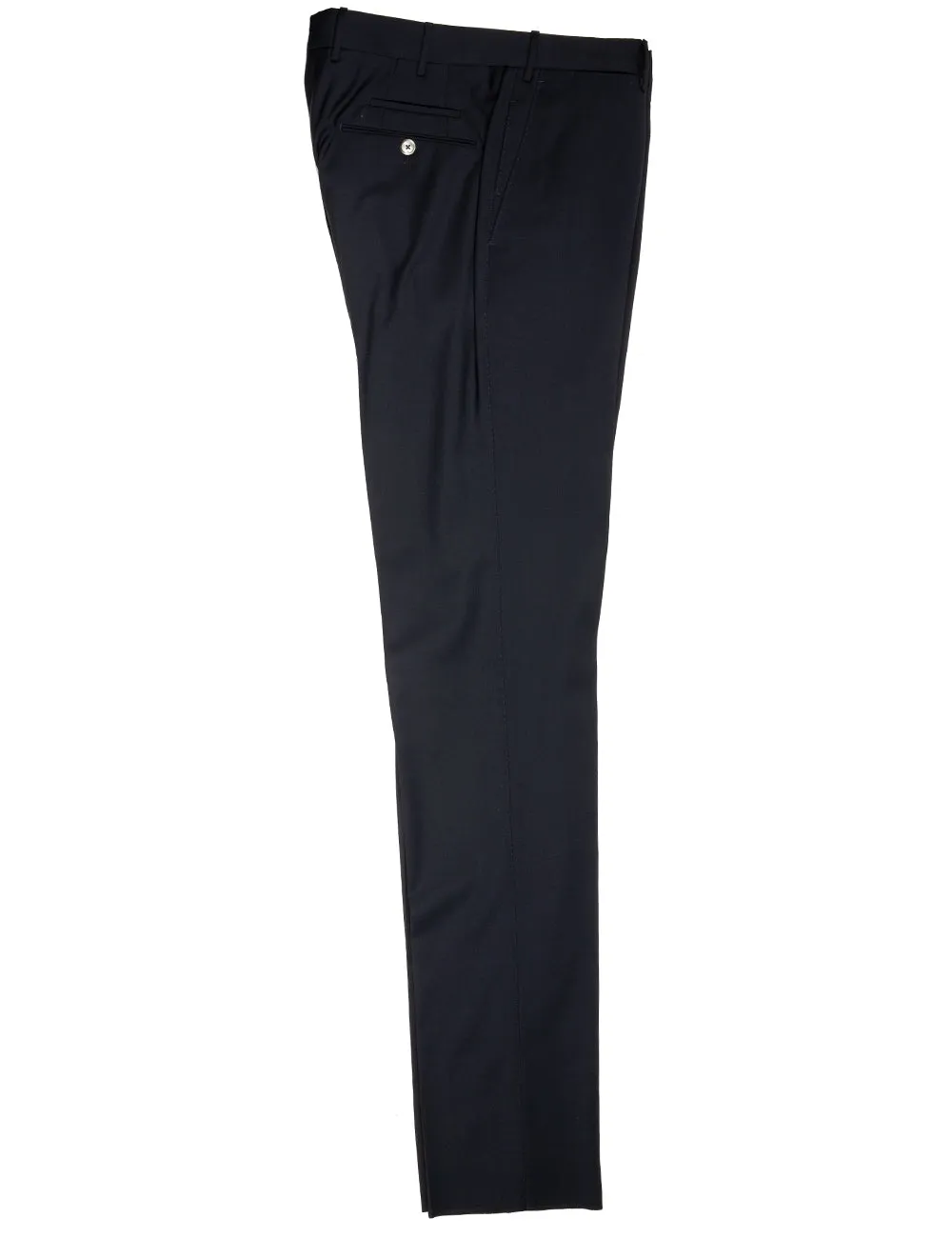 Techno Washable Woolen Trousers Navy