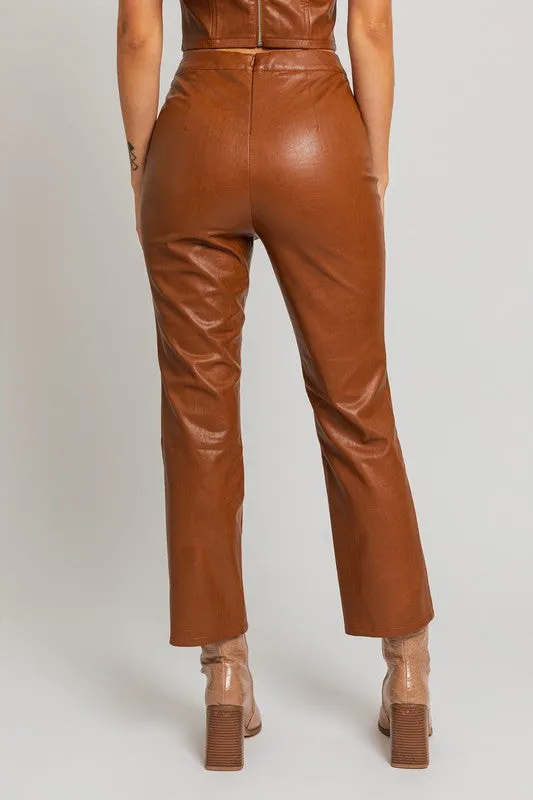 TEEK - Milk Chocolate Straight Pants