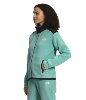 The North Face Wmns Alpine Polartec 200 Fleece FullZip Jkt Wasabi/TNF Black