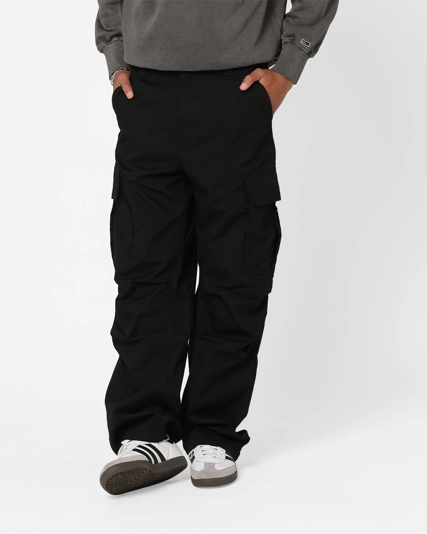 Tommy Jeans Aiden Baggy Cargo Pants Black