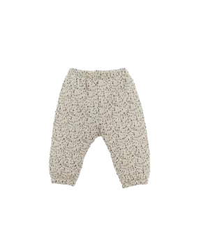 TROUSERS PLAYUP BLACK/WHITE