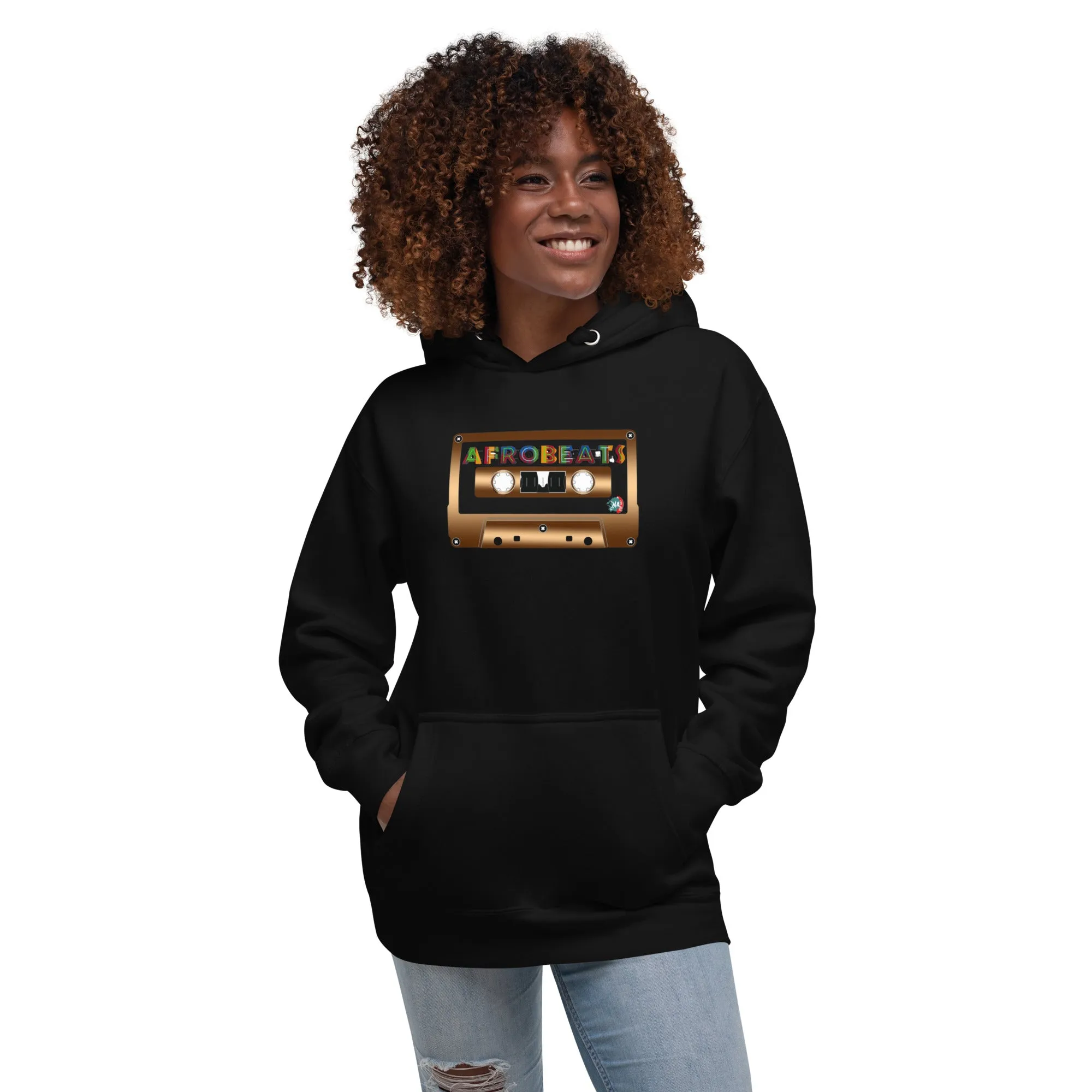 Unisex graphic Hoodie Afrobeats cassette