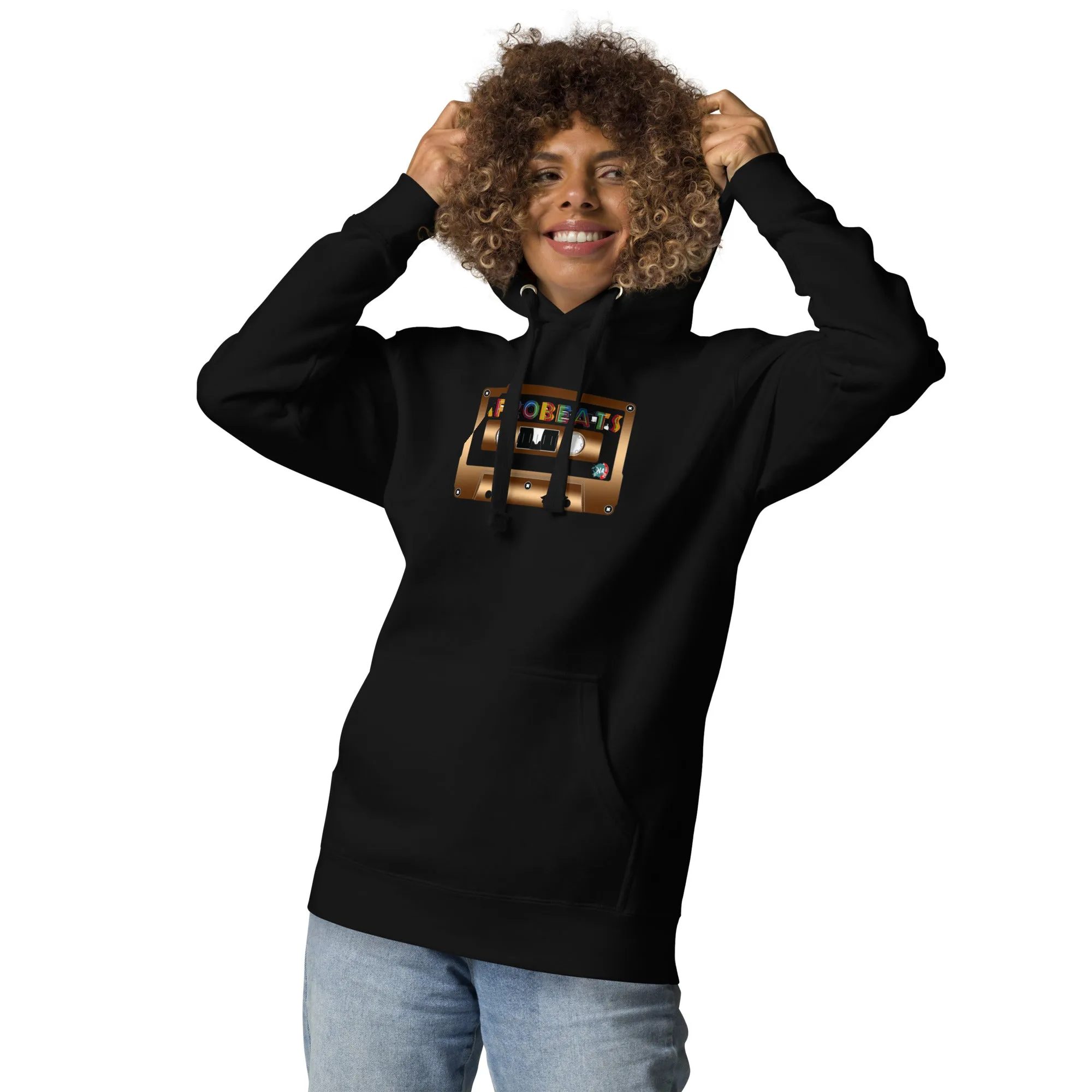 Unisex graphic Hoodie Afrobeats cassette