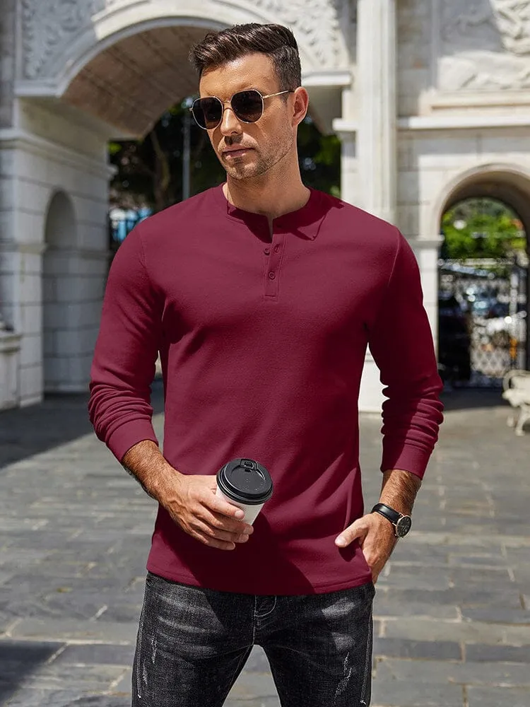 Urban Classic Simple Henley Shirt (US Only)