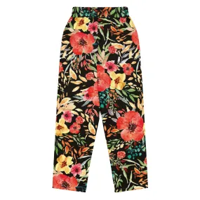 Valentines Day Wide Leg Joggers - Flower (Glamourange Valentine Day Gifts Wide Leg Joggers - Design 006)