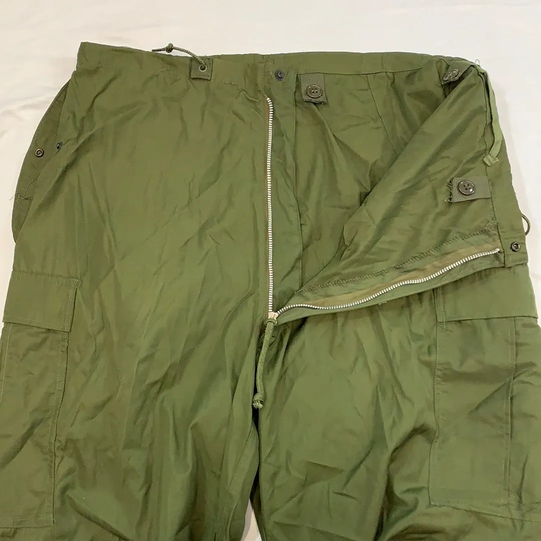 Vintage Green Military Cargo Pants