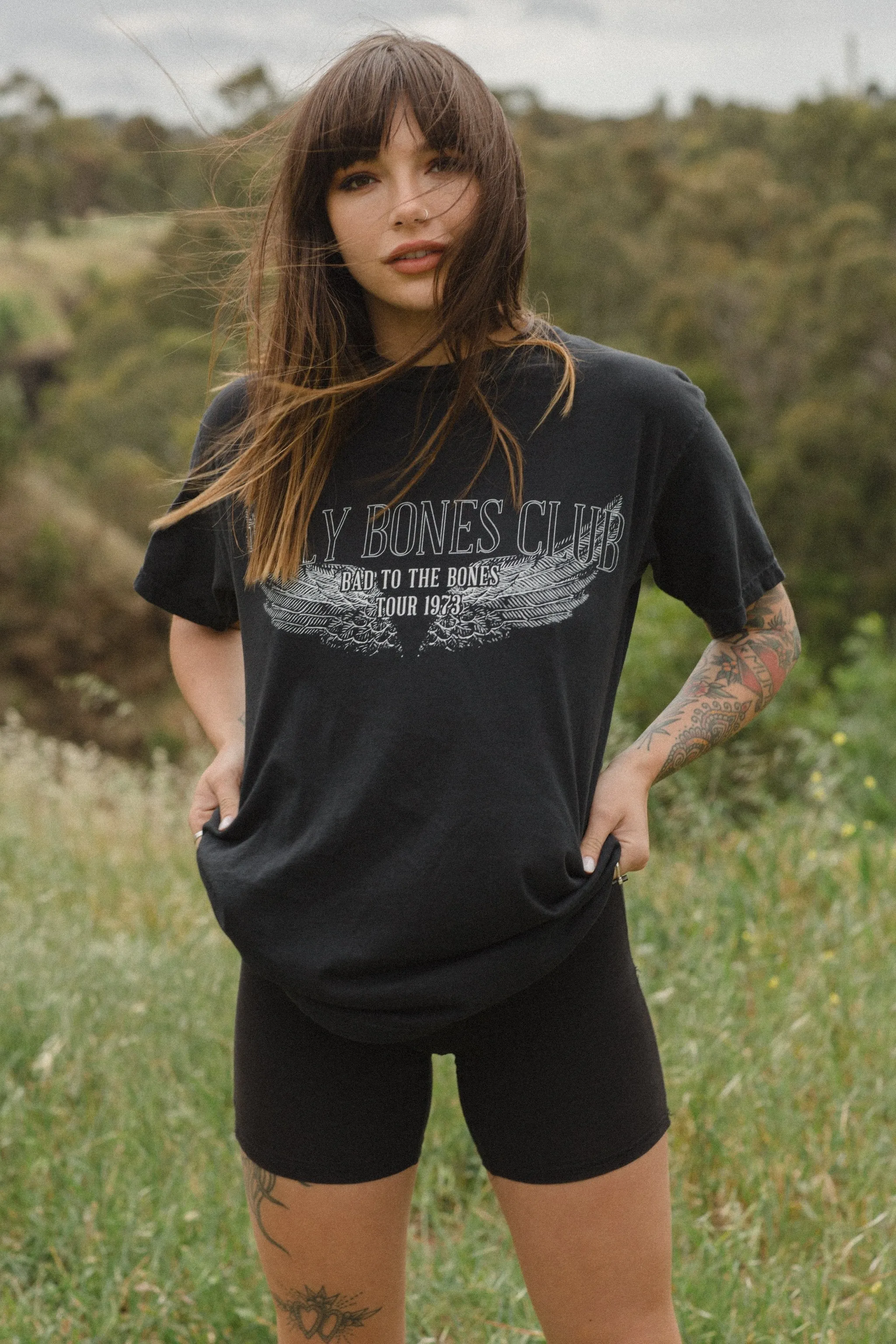 Wingman Tee - Vintage Black