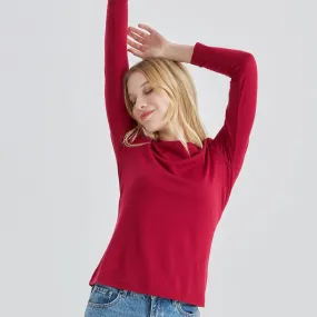 Women's Merino 170g Classic All-Season Base Layer Crimson Red Heather