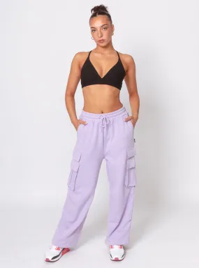 Women's Pop & Lock Cargo Pants Lavender